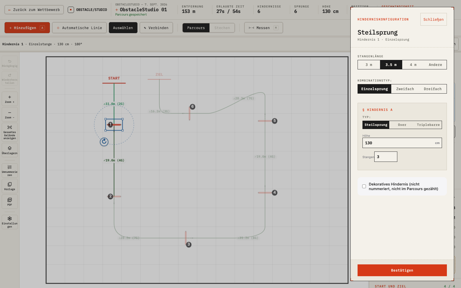 ObstacleStudio Parcours-Editor
